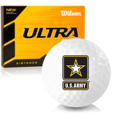 White Ultra 500 Distance US Army Golf Balls
