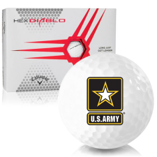 White HEX Diablo US Army Golf Balls