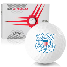 White HEX Diablo US Coast Guard Golf Balls