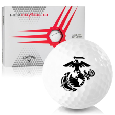 White HEX Diablo US Marine Corps Golf Balls