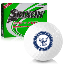White Soft Feel 12 US Navy Golf Balls