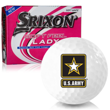White Soft Feel Lady 7 US Army Golf Balls