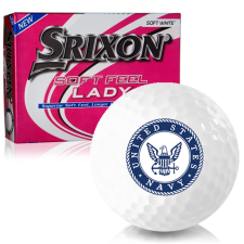 White Soft Feel Lady 7 US Navy Golf Balls