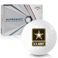 White Supersoft US Army Golf Balls