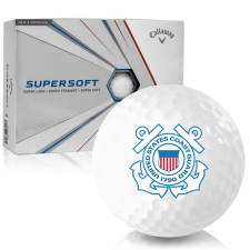 White Supersoft US Coast Guard Golf Balls