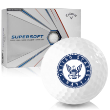 White Supersoft US Navy Golf Balls
