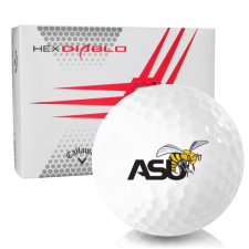 White HEX Diablo Alabama State Hornets Golf Balls