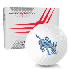 White HEX Diablo Colorado School of Mines Orediggers Golf Balls