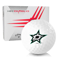White HEX Diablo Dallas Stars Golf Balls