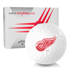 White HEX Diablo Detroit Red Wings Golf Balls