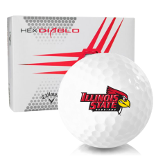 White HEX Diablo Illinois State Redbirds Golf Balls