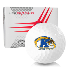 White HEX Diablo Kent State Golden Flashes Golf Balls