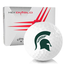 White HEX Diablo Michigan State Spartans Golf Balls