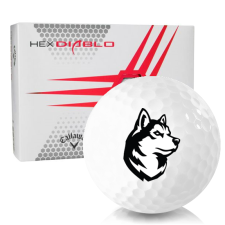 White HEX Diablo Northeastern Huskies Golf Balls