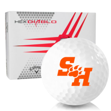 White HEX Diablo Sam Houston State Bearkats Golf Balls