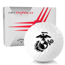 White HEX Diablo US Marine Corps Golf Balls