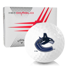 White HEX Diablo Vancouver Canucks Golf Balls