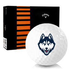White CXR Control Connecticut Huskies Golf Balls