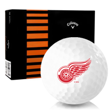 White CXR Control Detroit Red Wings Golf Balls