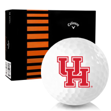 White CXR Control Houston Cougars Golf Balls