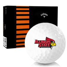 White CXR Control Illinois State Redbirds Golf Balls