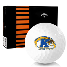 White CXR Control Kent State Golden Flashes Golf Balls
