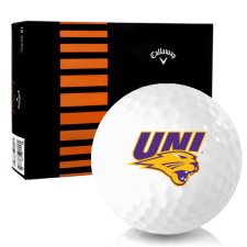White CXR Control Northern Iowa Panthers Golf Balls