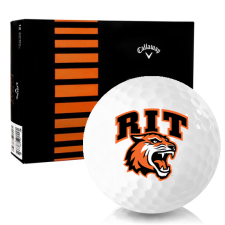 White CXR Control RIT - Rochester Institute of Technology Tigers Golf Balls