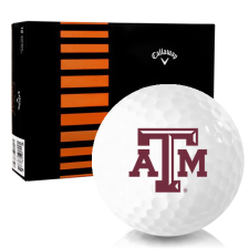 White CXR Control Texas A&M Aggies Golf Balls