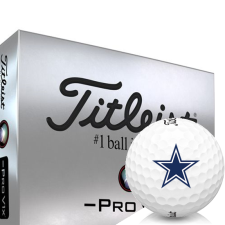 White Pro V1x Left Dash Dallas Cowboys Golf Balls