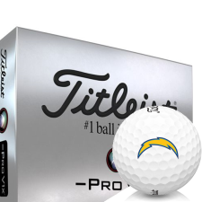 White Pro V1x Left Dash Los Angeles Chargers Golf Balls