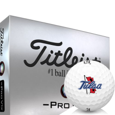 Pro V1x Left Dash Tulsa Golden Hurricane Golf Balls