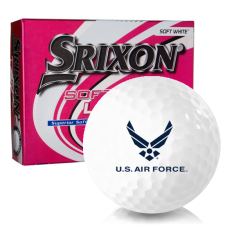White Soft Feel Lady 7 US Air Force Golf Balls