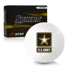 White Z-Star 7 US Army Golf Balls