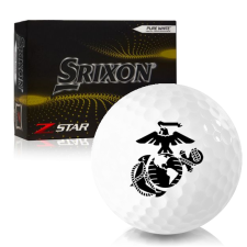 White Z-Star 7 US Marine Corps Golf Balls