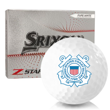 White Z-Star XV 7 US Coast Guard Golf Balls