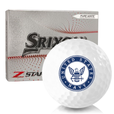 White Z-Star XV 7 US Navy Golf Balls