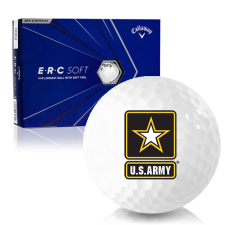 White ERC Soft Triple Track US Army Golf Balls
