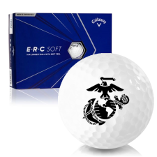 White ERC Soft Triple Track US Marine Corps Golf Balls