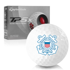 White TP5x US Coast Guard Golf Balls