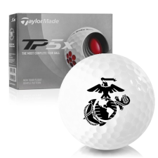 White TP5x US Marine Corps Golf Balls