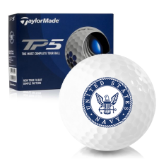 White TP5 US Navy Golf Balls