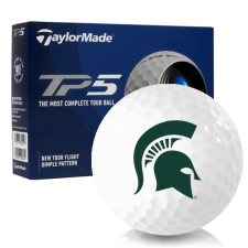 2021 TP5 Michigan State Spartans Golf Balls