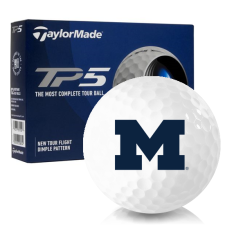 2021 TP5 Michigan Wolverines Golf Balls