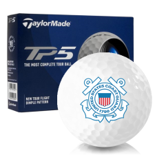 White TP5 US Coast Guard Golf Balls