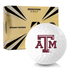 2021 White e12 Contact Texas A&M Aggies Golf Balls
