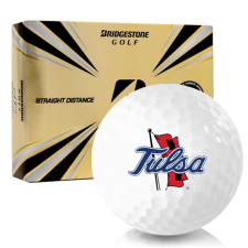 2021 White e12 Contact Tulsa Golden Hurricane Golf Balls