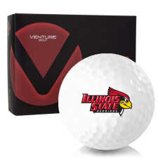 White RD-1 Illinois State Redbirds Golf Balls