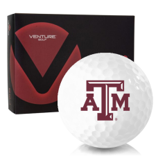 White RD-1 Texas A&M Aggies Golf Balls