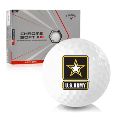 2020 Chrome Soft X LS Triple Track US Army Golf Balls